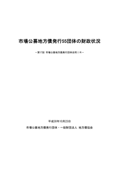 財政状況資料