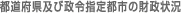 都道府県及び政令指定都市の財政状況